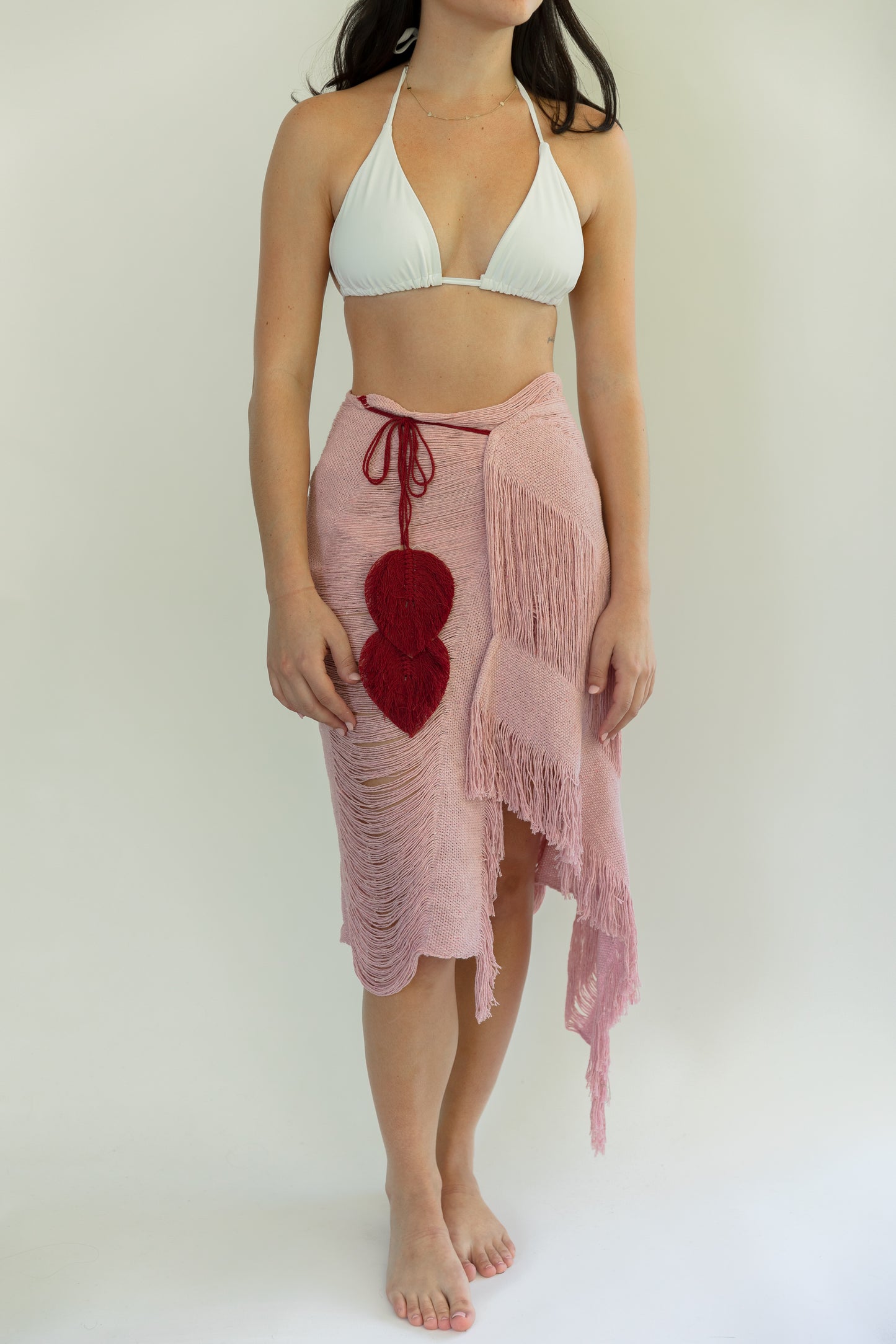 Paros Leaf Midi Skirt